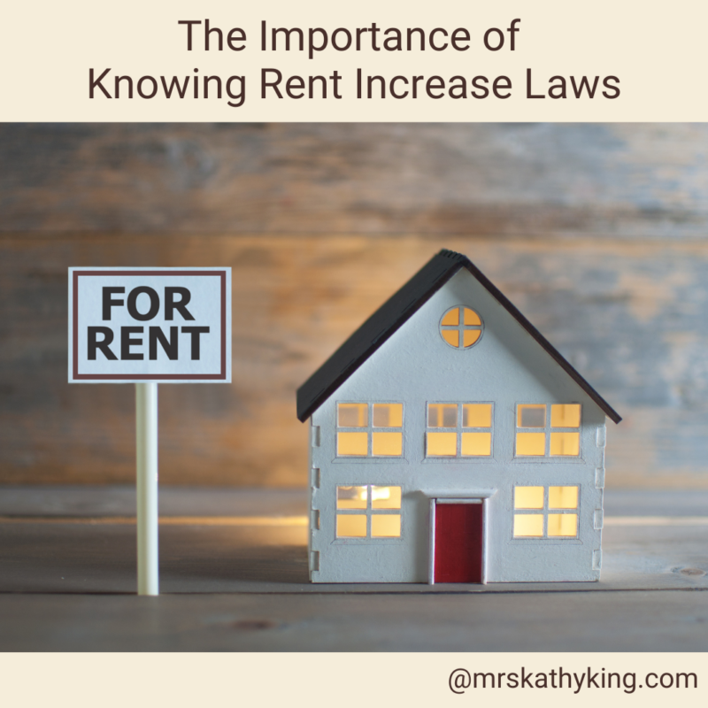 The Importance of Knowing Rent Increase Laws